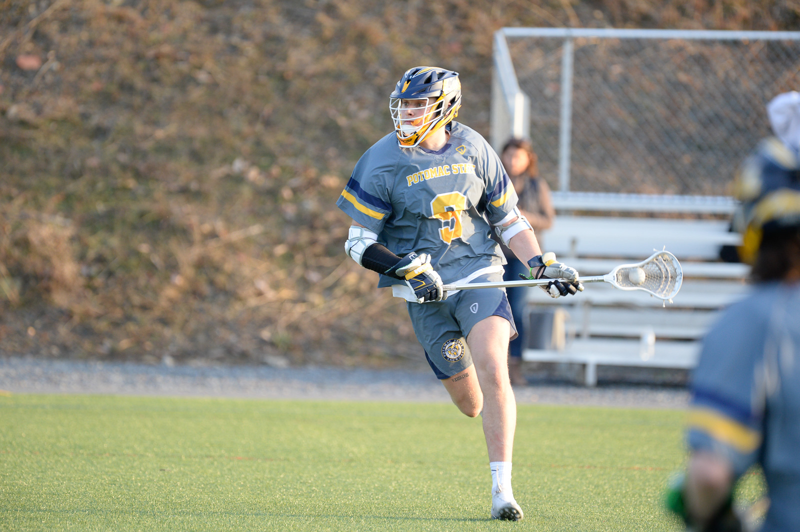 No. 9 Nick Sheaffer paces the attack for the Catamounts. Photo: Raymond Burner